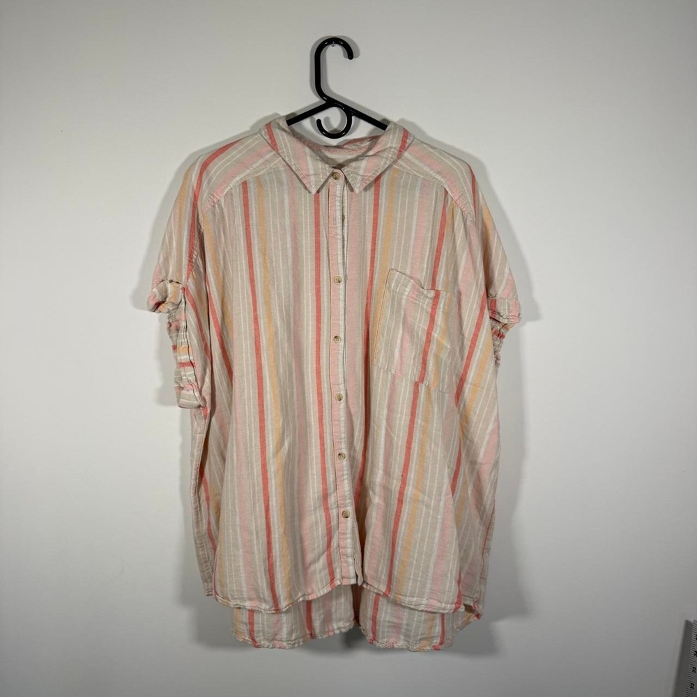oversized striped top
